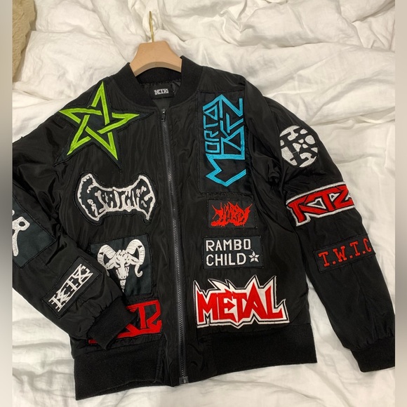 Kokon To Zai Other - KOKON TO ZAI Patch Detailed Bomber Jacket Black Size: M